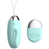 Generique Oeuf vibrant sans fil WHOLY 8 x 3.2 cm Turquoise 